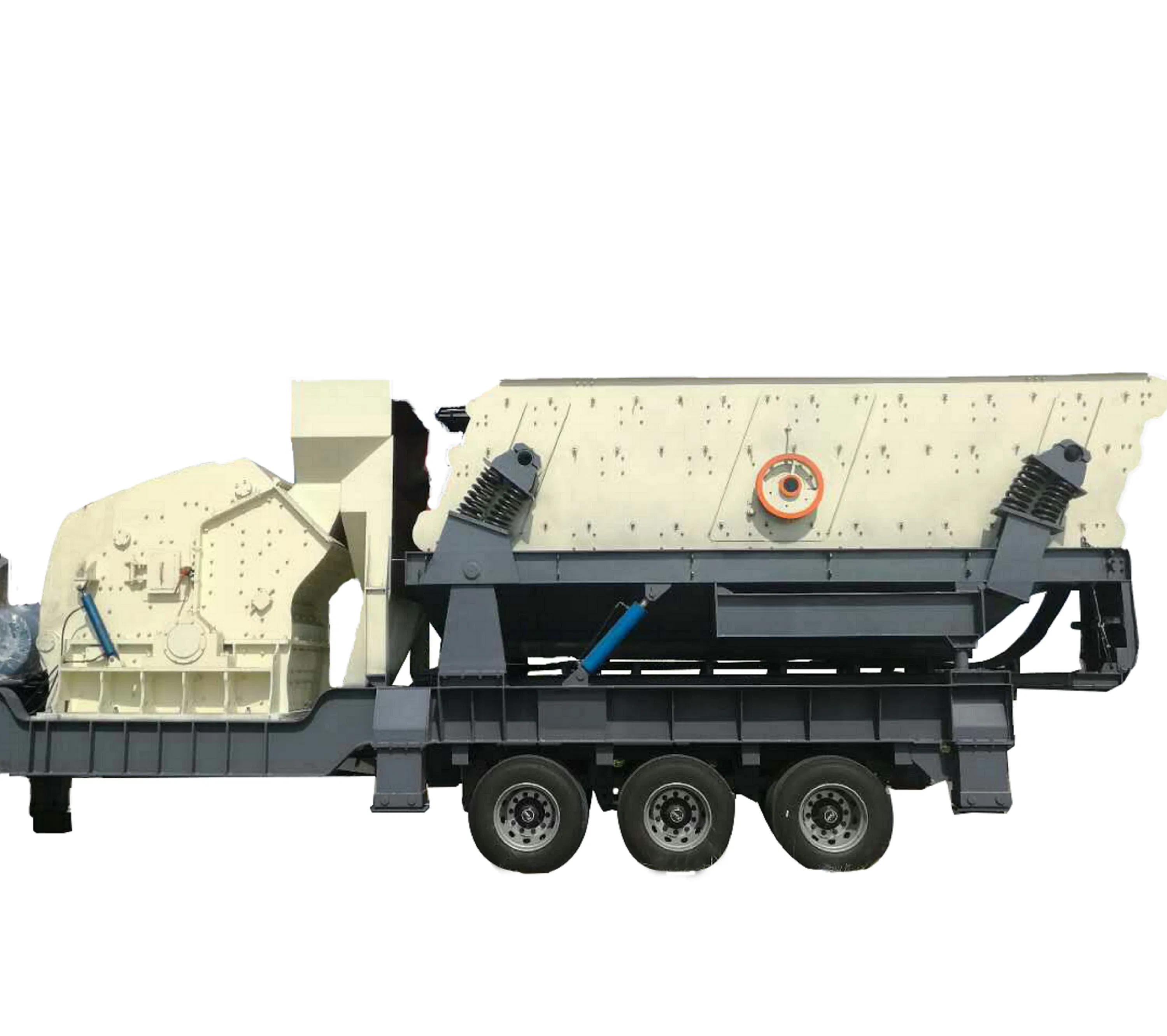 Portable Wheeled Mobile Crusher for On-Site Crushing