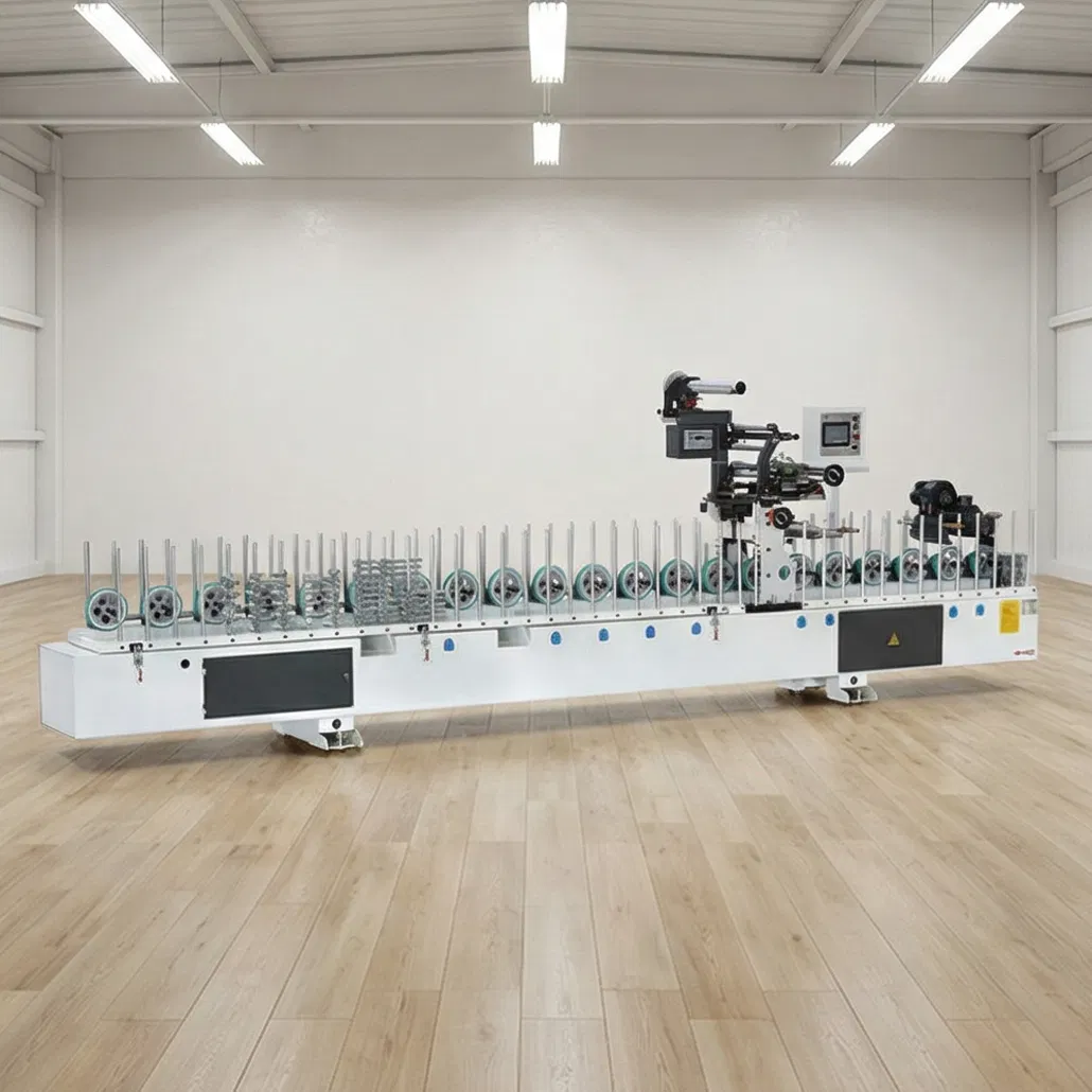 Machine de contrecollage de profilés WPC en cuir haute performance anti-âge