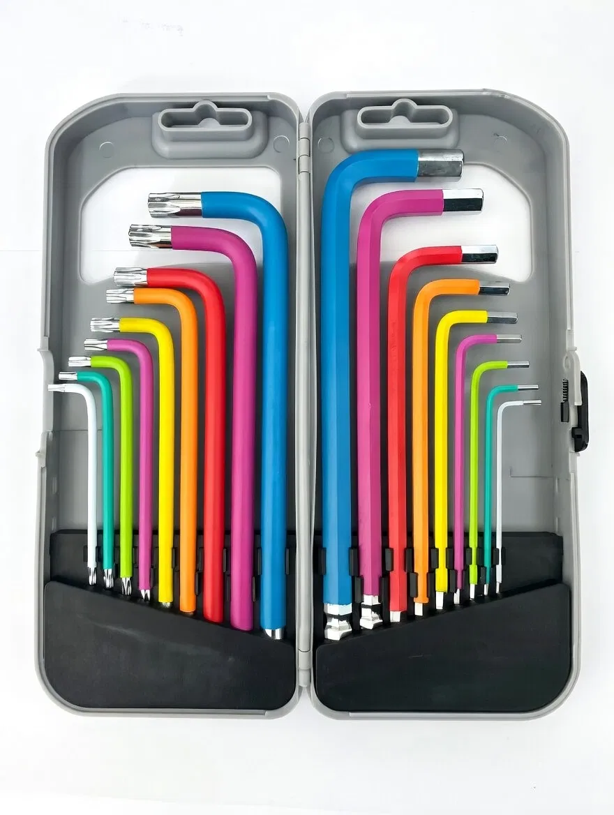 Hex Key Wrench with Torx Head Ball Point One Set for Furniture and Home Decoration