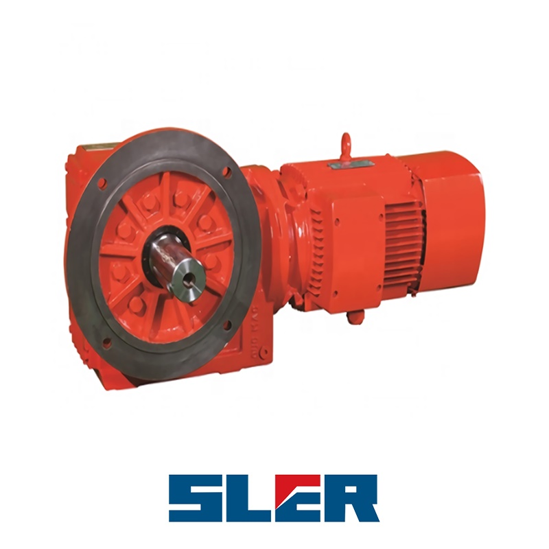 SF87-M4 Flange Mounted Helical-Worm Gear Box for Servo Motor