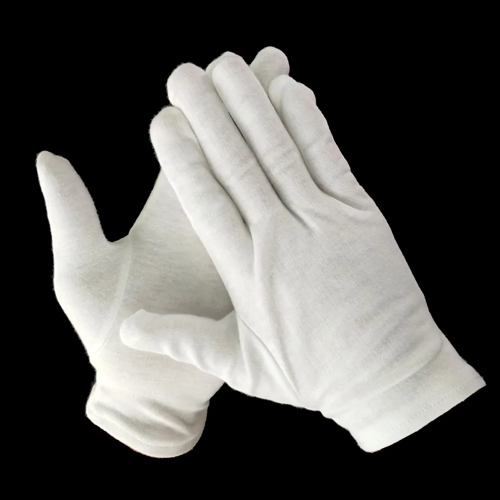 Beauty Dry Hands Eczema Dermatitis and Psoriasis White Dermrelief Cotton Gloves