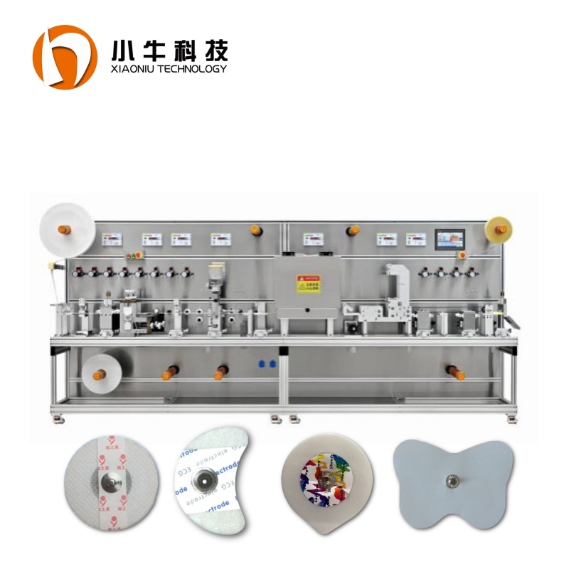 Medical Dressing ECG Electrode Sheet Saw Button Rotary Die Cutting Machine