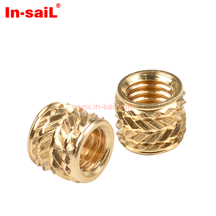 Knurled Nut Inserts Heat Staking Threaded Inserts for Plastic