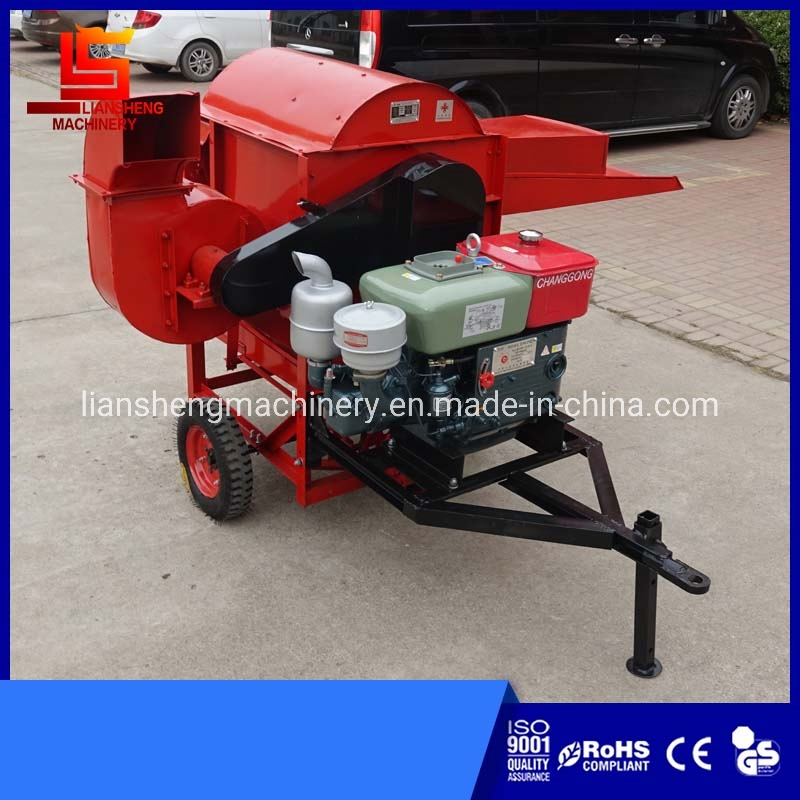 Rice Paddy Thresher/Wheat Sheller 5td-100/125 Cereal Grain Thresher with Motor or Diesel Engine or Tractor Pto