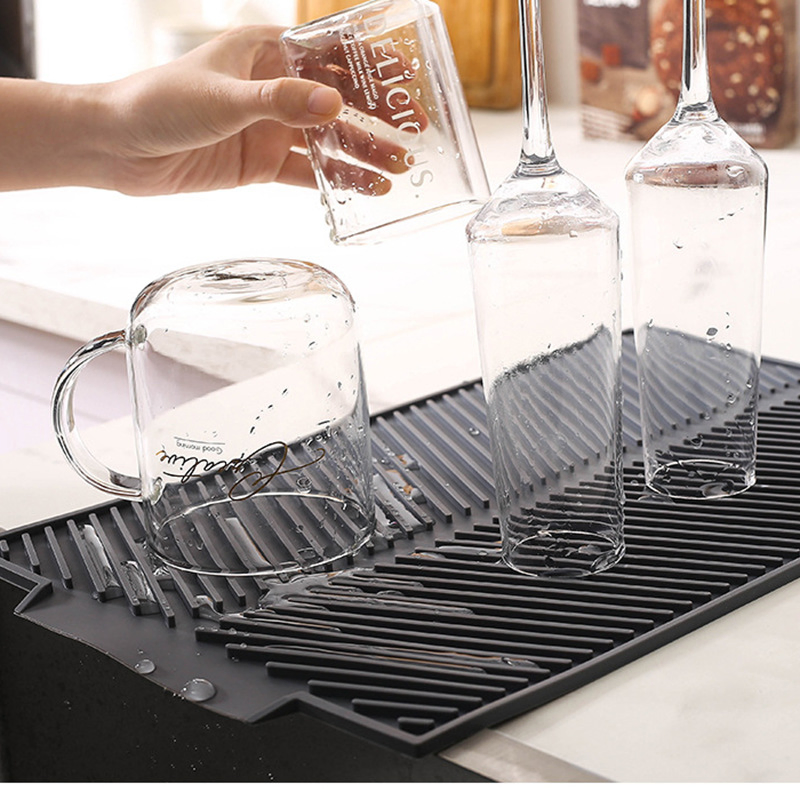 Kitchen Tap Splash Proof Silicone Faucet Mat