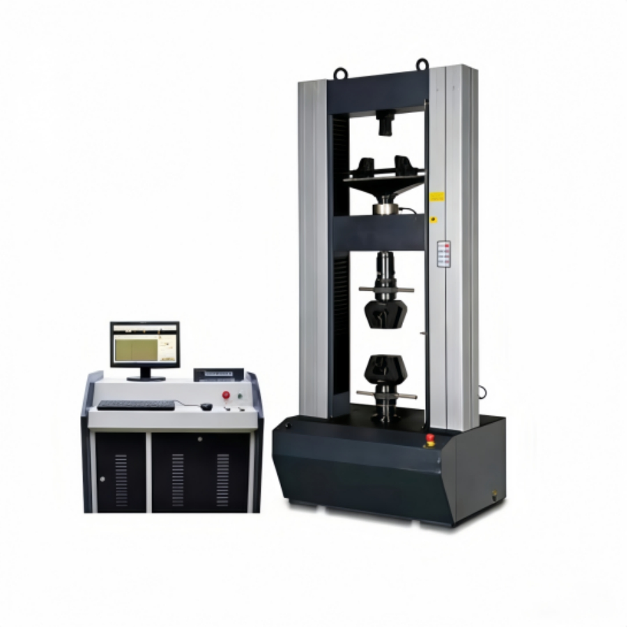 Compact Strain Rate Control Tensile Testing Machine for Composite Materials