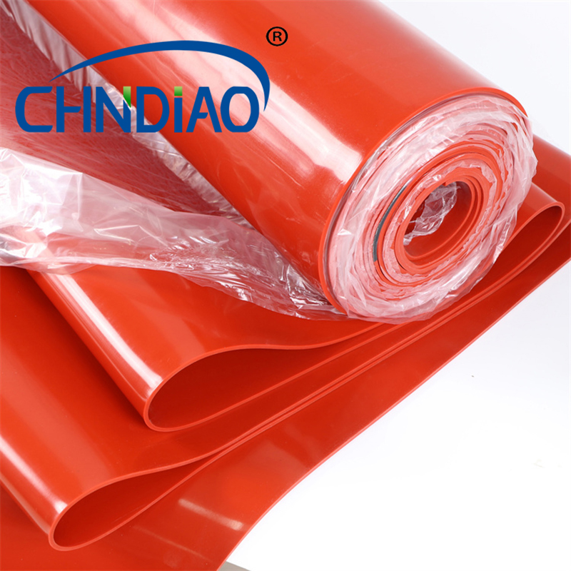 1mm 2mm 3mm 4mm High Temperature 50 Shore Silicone Rubber Gasket Sheet for Heat Press