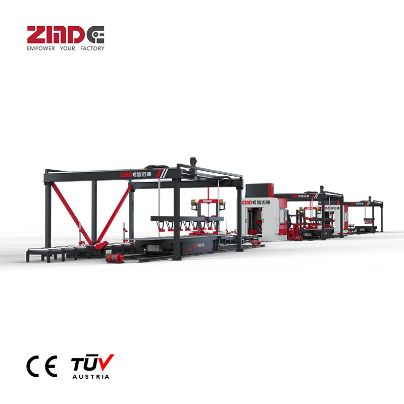 High Precision Automation Beam Assembling Welding Machine H Beam Vertical Production Line