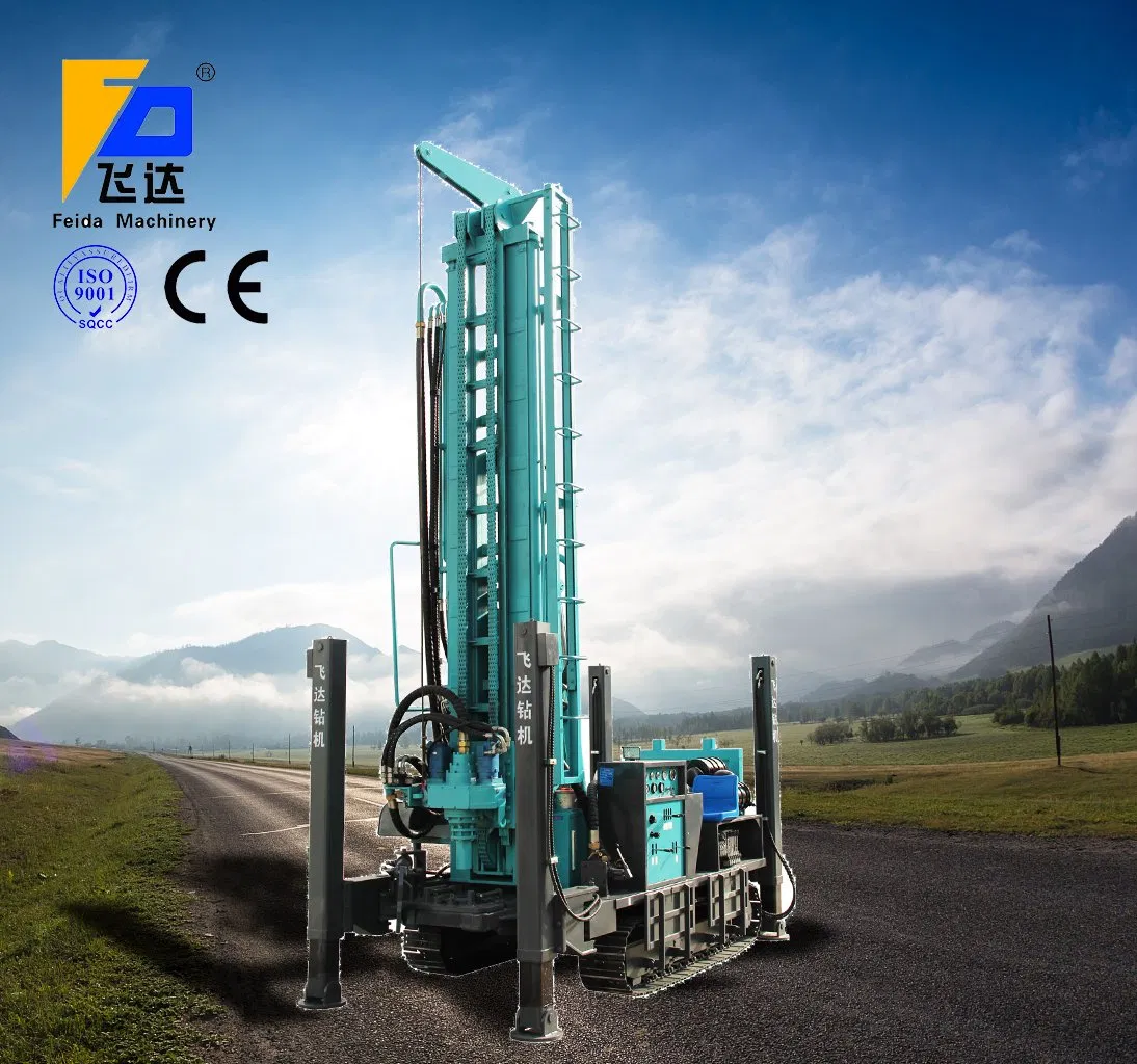 Trivellatrice idraulica per pozzi d'acqua profondi da 280 m