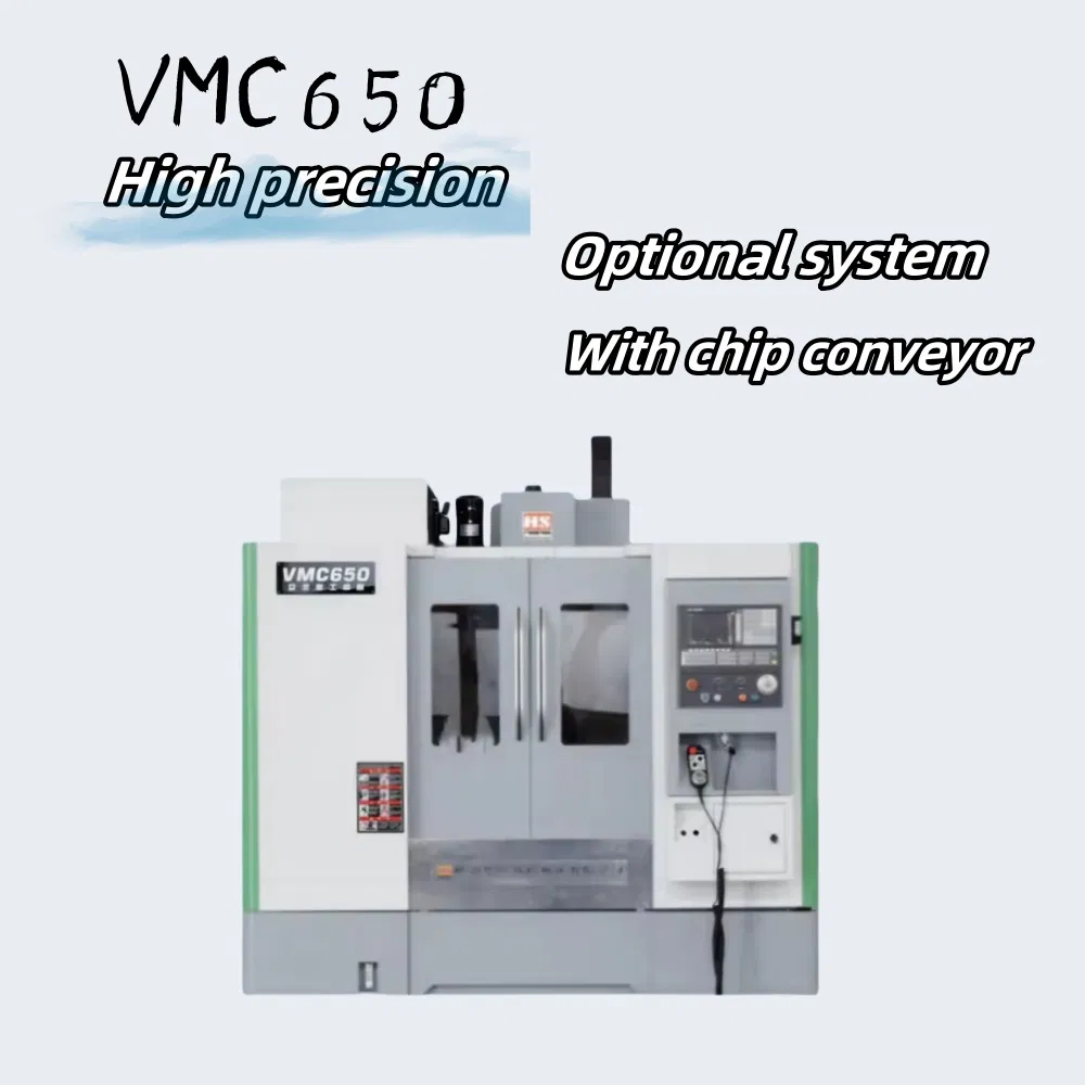 Centro di lavoro verticale CNC a mandrino singolo VMC650 con controllo Fanuc GSK Siemens