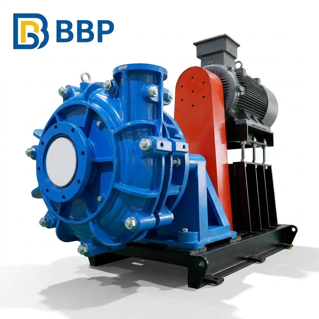 High Chrome Alloy Horizontal Centrifugal Heavy Duty Slurry Pump