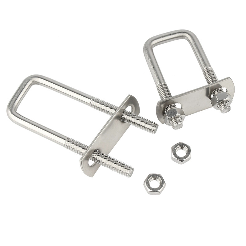 DIN 3057 Stainless Steel Square Bend U Bolts Bending Bolt for Pipe Clamp