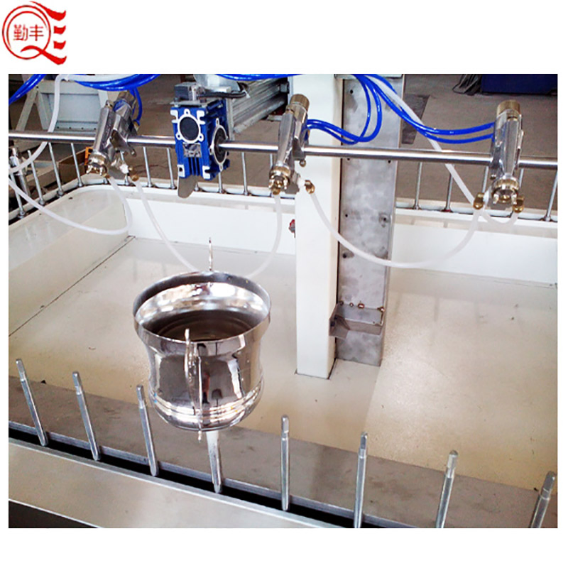 UV Automatic Painting Line Glass Crystal Cup Color Coating Spray Machine