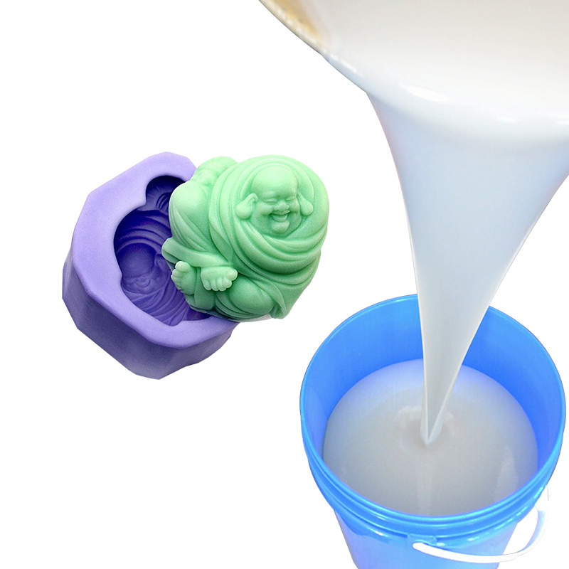 Flexible Silicon 515 15A Tin Curing Liquid Silicone RTV-3133 Mold Making Soap Molds