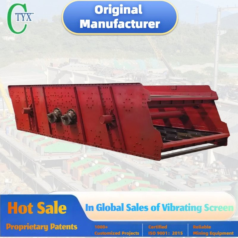 Thin Oil Circular Vibrating Screen Stone Sand Machine Equipment Sieve Industry Crusher Quarry Mining Four-Bearing Aggregates Separation Stones Classification