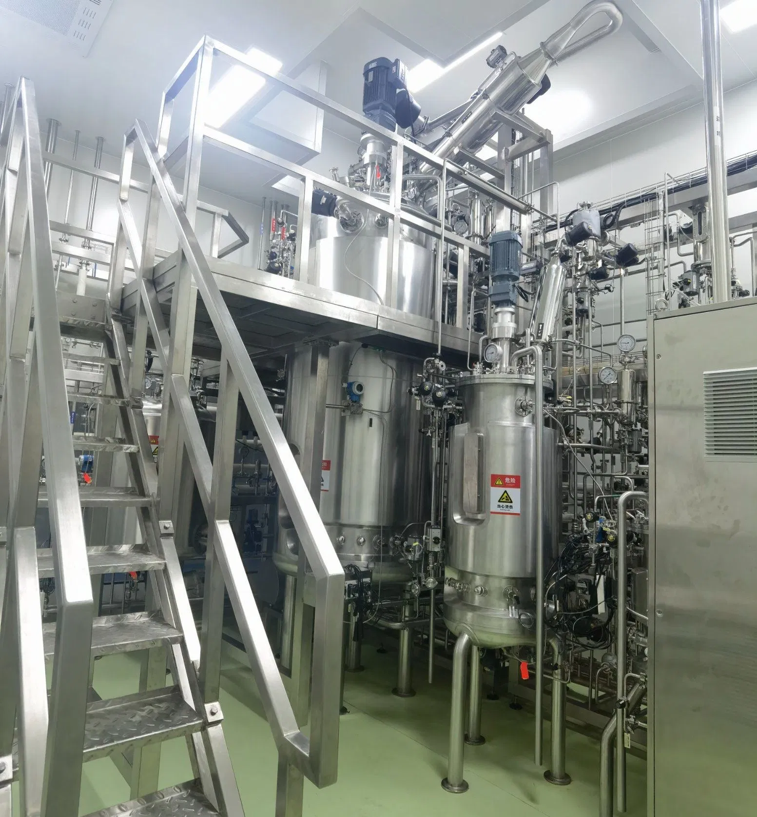Stainless Steel Bioreactor Fermenter for Aerobic or Anaerobic Fermentation