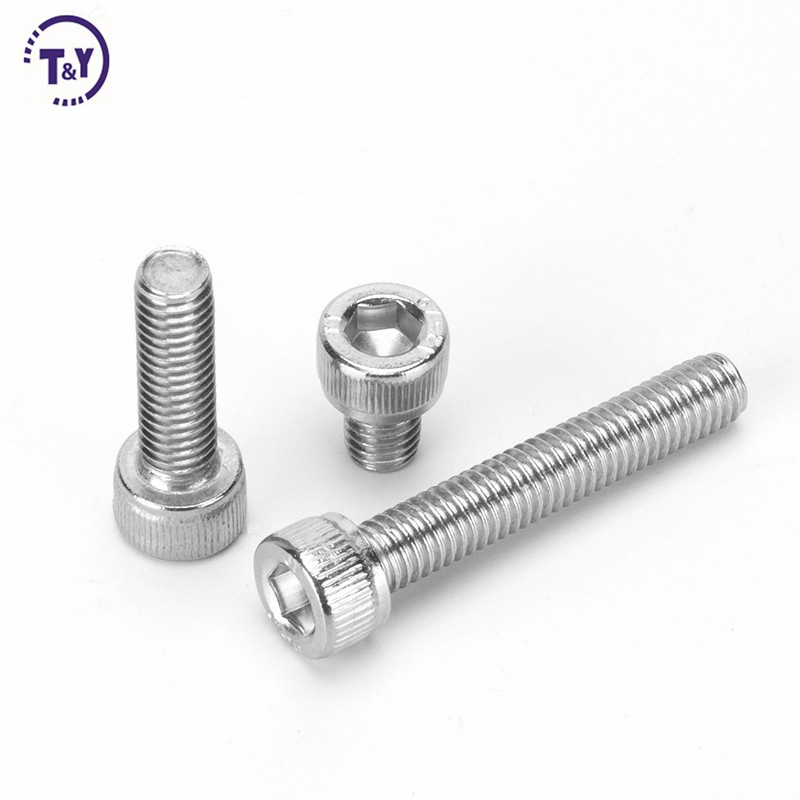 M1.6-M8 Stainless Steel A2 A4 304 316L DIN 912 Inner Hexagon Socket Head Cap Screw Allen Cylindrical Head Screw