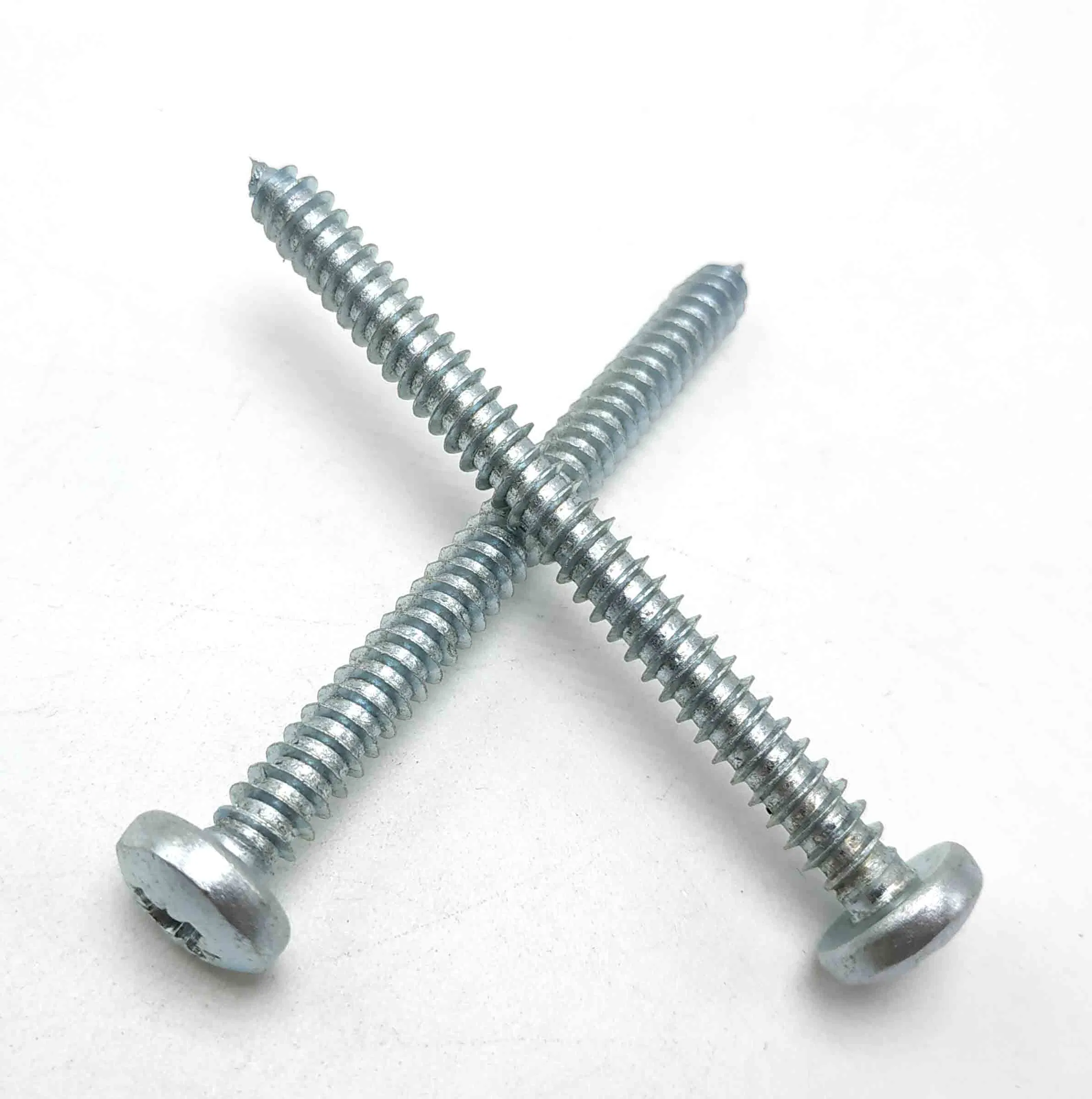 Vis à tôle à tête bombée à empreinte cruciforme Phillips, zinguées, pour la construction