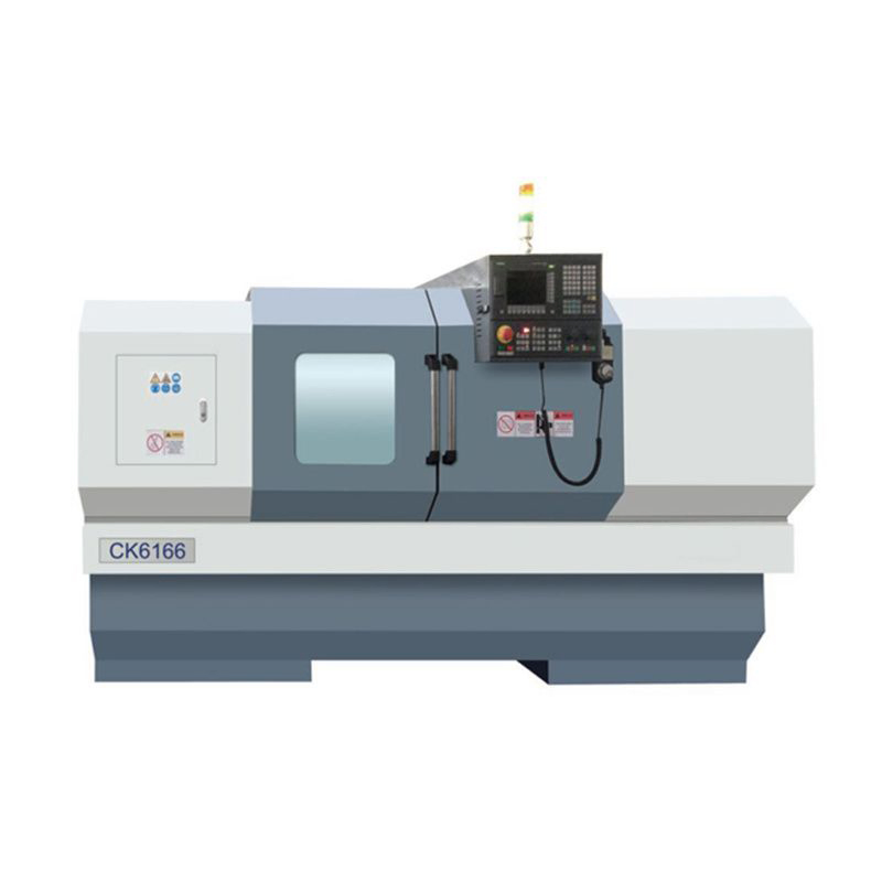 Torno CNC de bancada plana Senmo CK6166, servicio medio, alta precisión