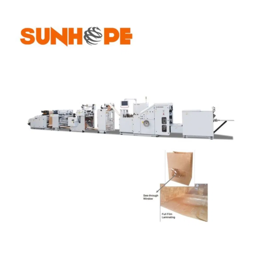 SBH150B DC01 TM01 Rollenoffset-Druckmaschine für quadratische Bodenbeutel aus Kraftpapier
