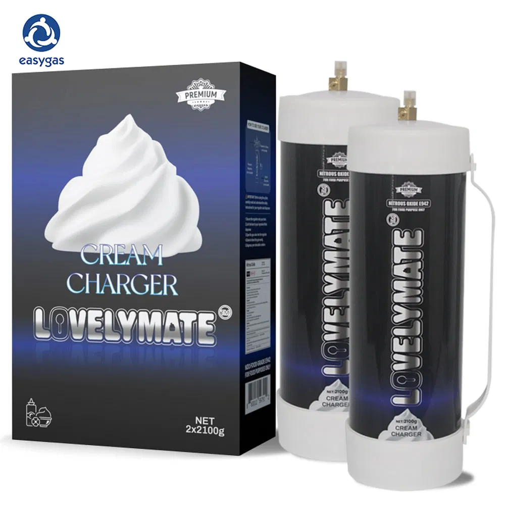 1L Bouteille de protoxyde d'azote 640g Recharge de crème fouettée N2O