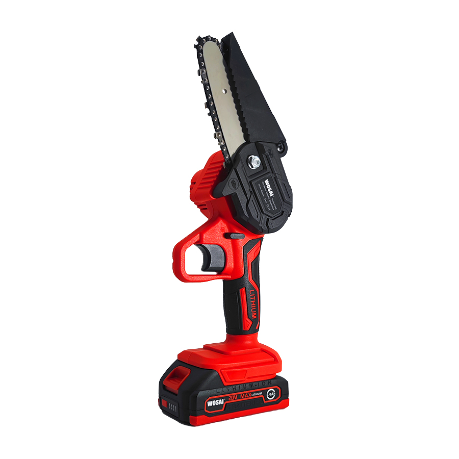 Wosai Mini Lithium 4/6 Inch Cordless Electric Portable Battery Chainsaw