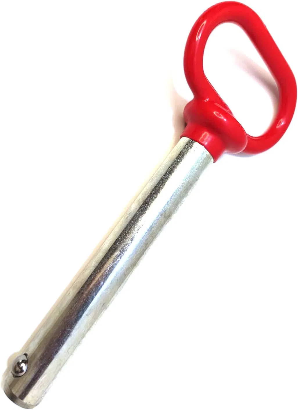 1/2" X 3.7" Red Handle Detent Pin Head Towing Hitch Pin