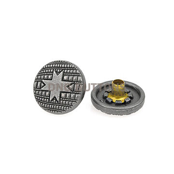 Durable Decorative Eco-Friendly Antique Metal Snap Fasteners