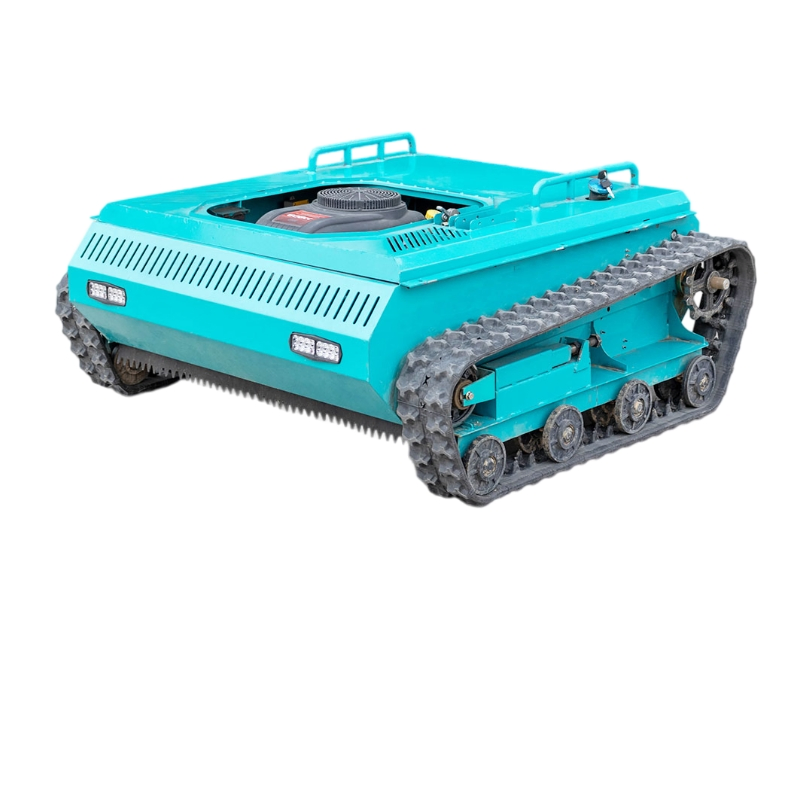 Gasoline Remote-Controlled Grass Mower with Adjustable Cutting Width and Stubble Height