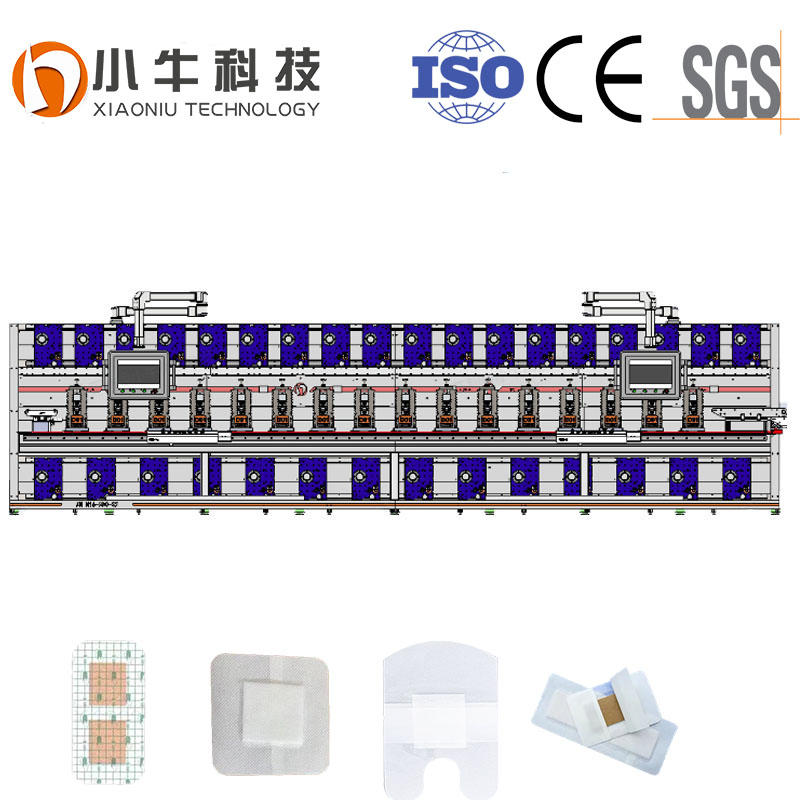 IV Transparent Dressing Production Line Wound Dressing Die Cutting Machine