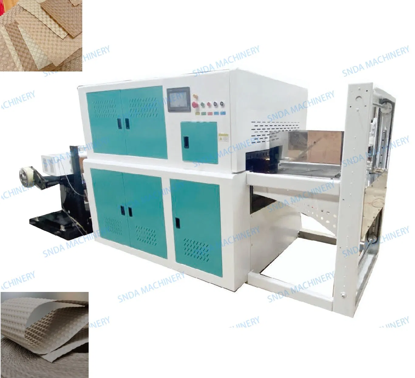 Machine à feuilles bulles en papier écologique avec empilage