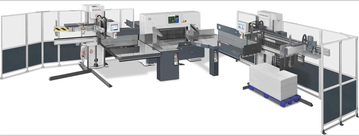 Semi Automatic Paper Cutting System Machine