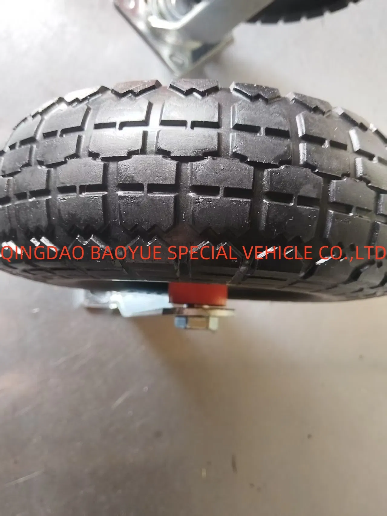 Rueda giratoria de PU resistente de 10 pulgadas