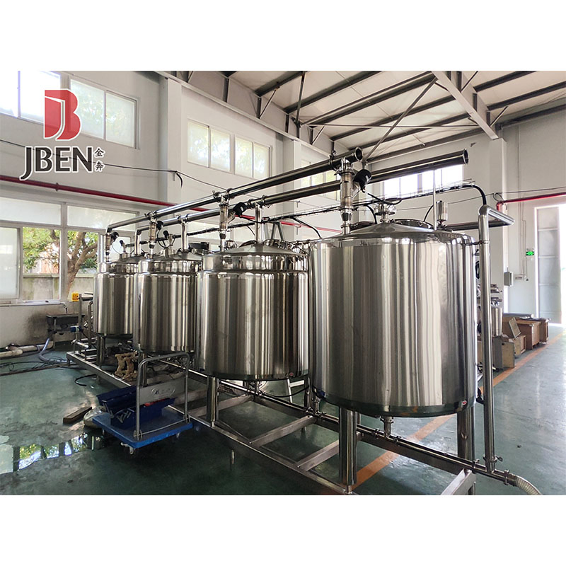 Factory Outlet Fully Automatic CIP Clean-in-Place Cleaning Equipment for Production Line Machines