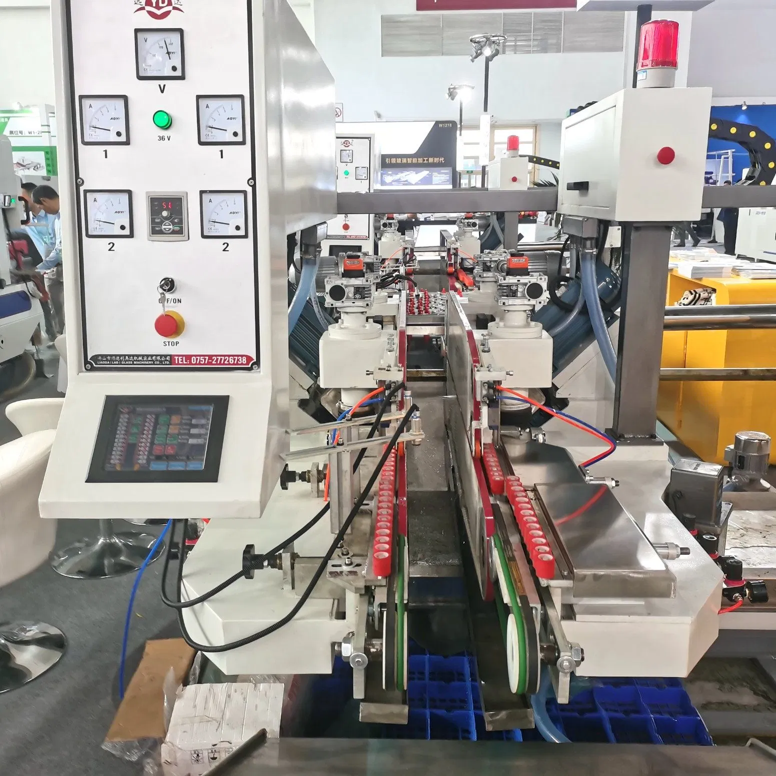 Glass Bilateral Arris Grinding Machine as Four Edge Seaming Machine