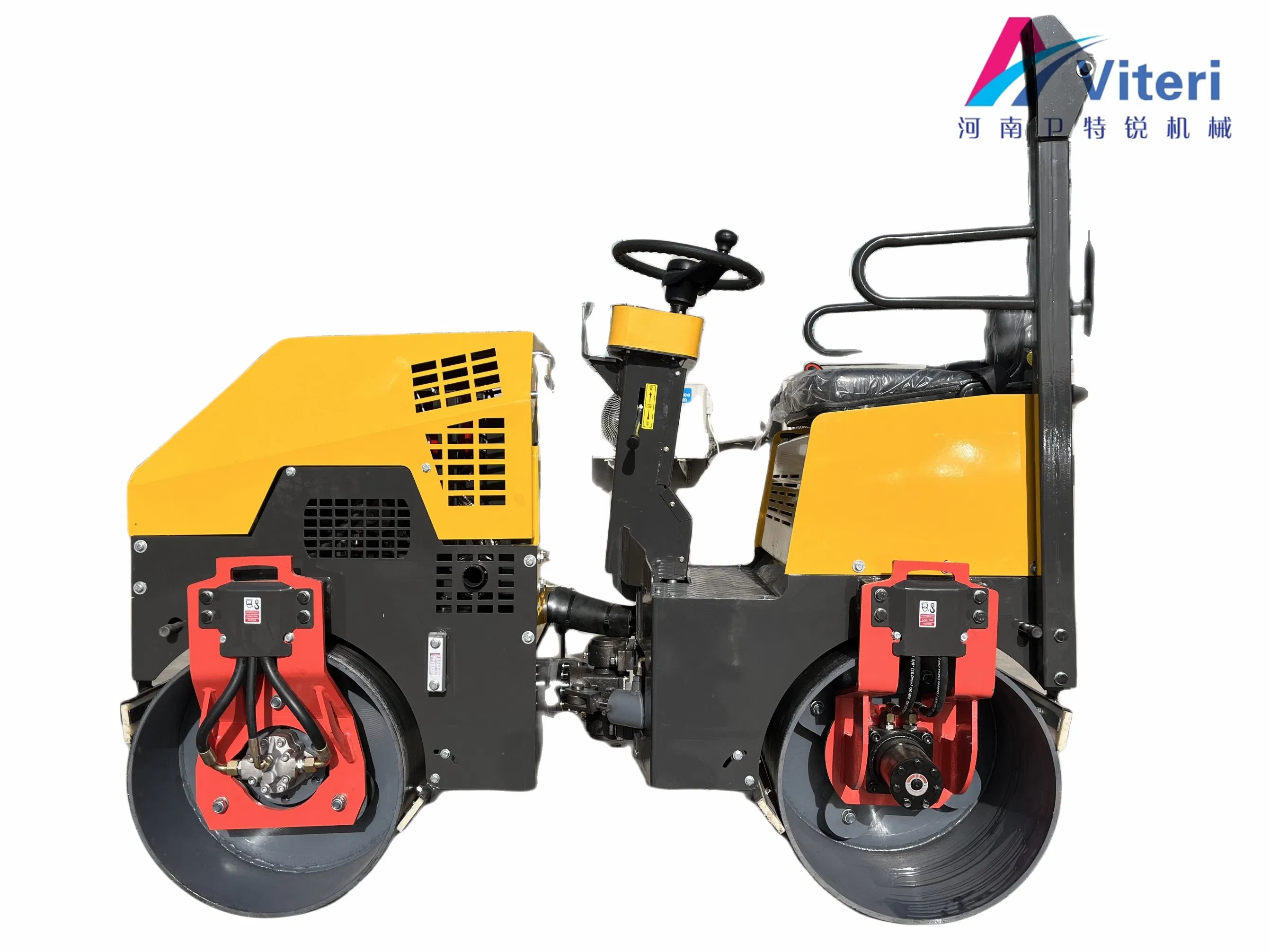 Ride-on Road Roller 1 Ton Vibration Road Roller with Diesel Engine Vibro Compactor