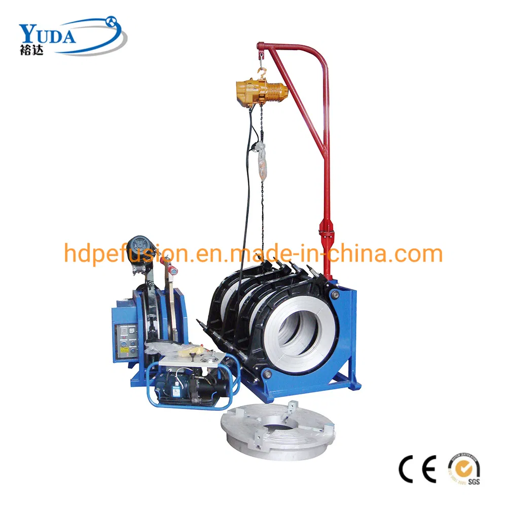 Máquina de fusión de tubería HDPE de 630 mm