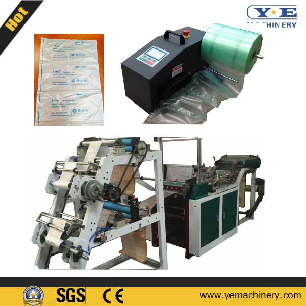 Máquina para fabricar bolsas de aire con rodillos de plástico (RL-500C)