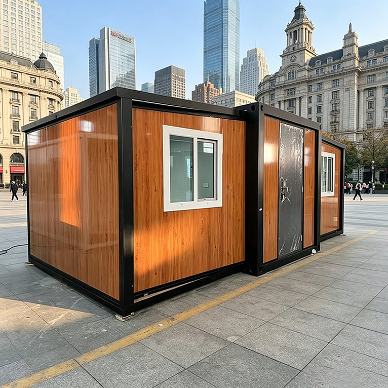 Hochwertiges tragbares Stahl-Öko-Containerhaus, 1 bis 2 Schlafzimmer, Modulerweiterung mit Einrichtungen für die Lagerhalle