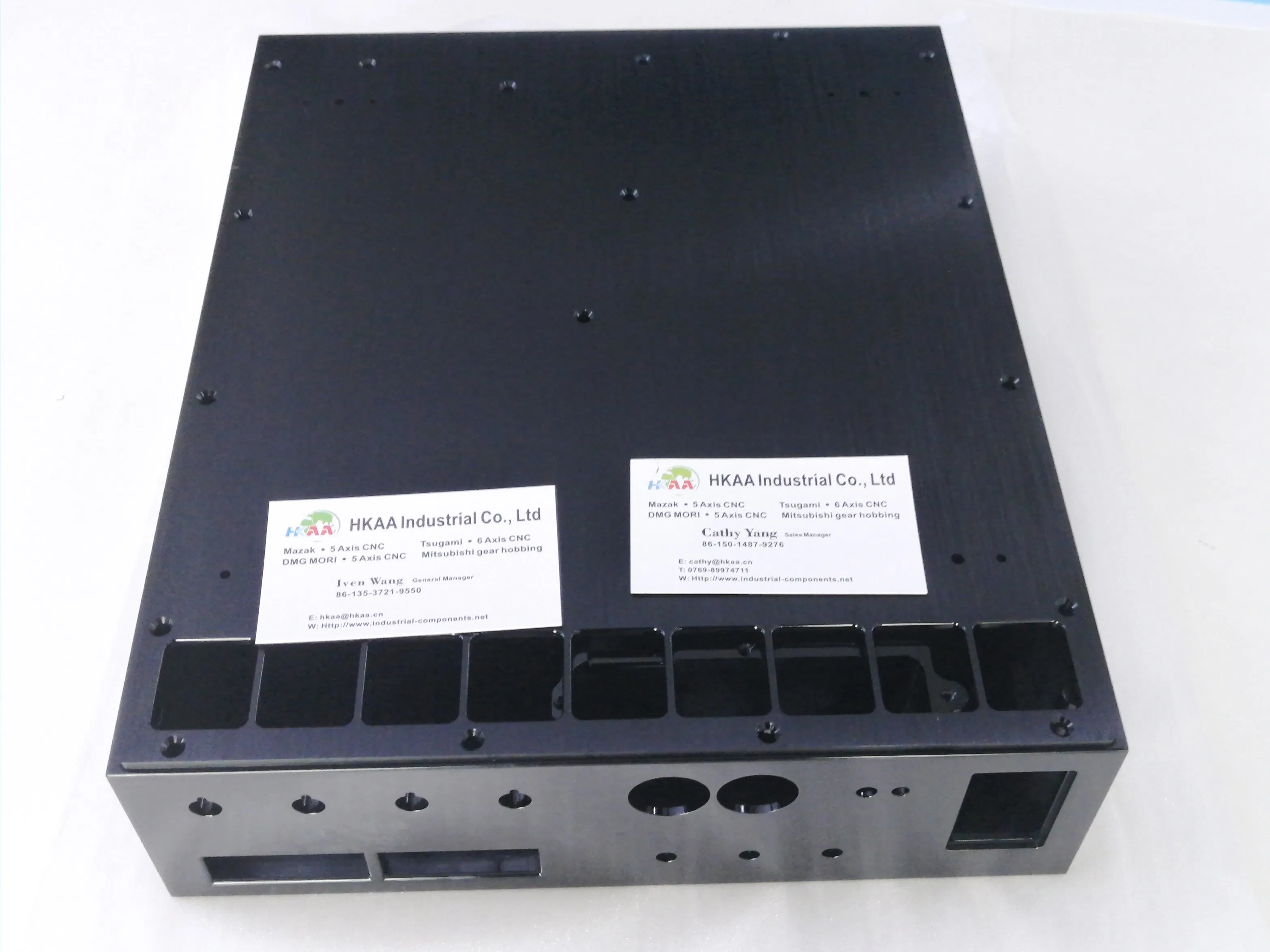 Precision Black Painted Aluminum Communication WiFi Control Enclosure Box