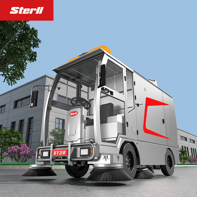 Fregadora de suelo con conductor ST20 con certificado CE