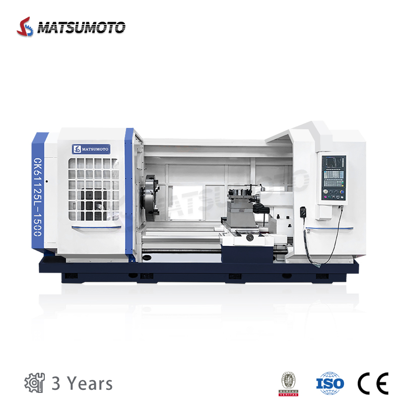 مخرطة أفقية ثقيلة CK61125 CNC ذات فرش مسطح