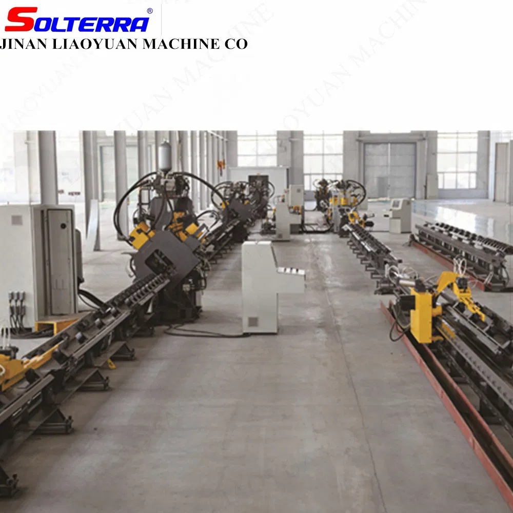 CNC Angle Iron Cutting Punching Machine Angle Steel Flange Channel Steel Production Line