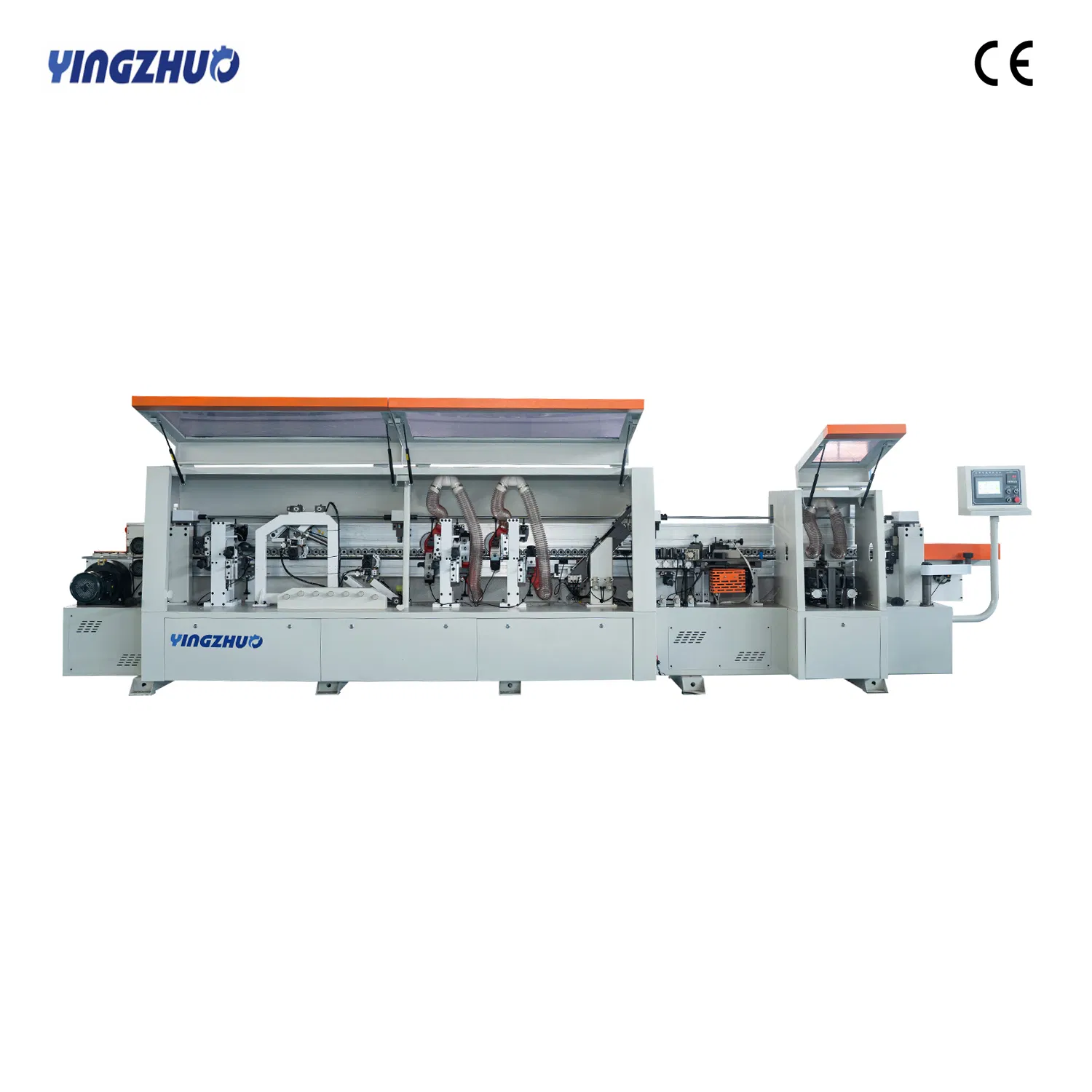 Automatische Kantenanleimmaschine für MDF-, PVC- und Melaminplatten in der Holzbearbeitung