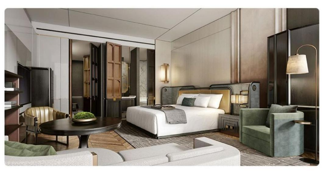 Modern Hotel Furniture Equipment Sets for Hotel Bedroom Designs Bed