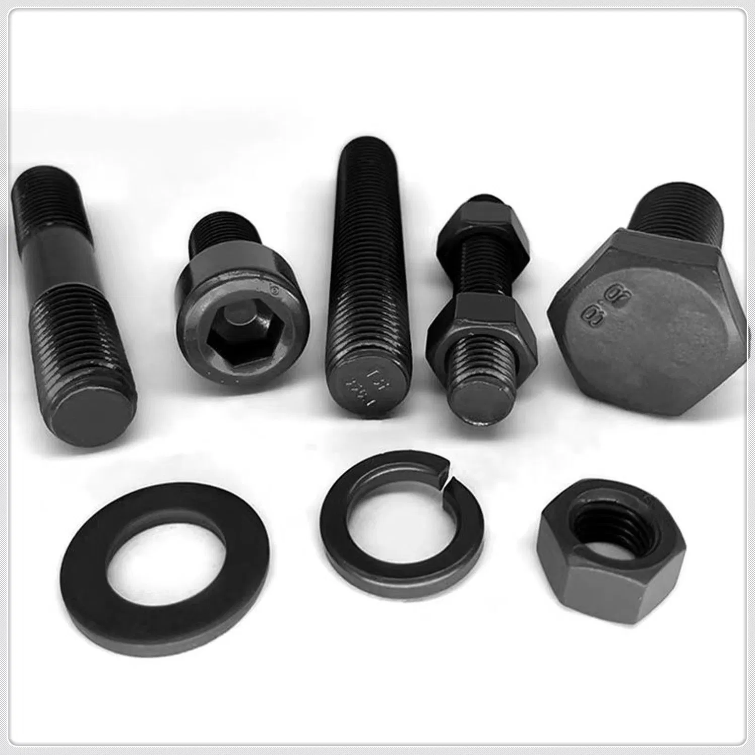 High Performance Carbon Steel Grade 8.8/10.9 Hex Bolts