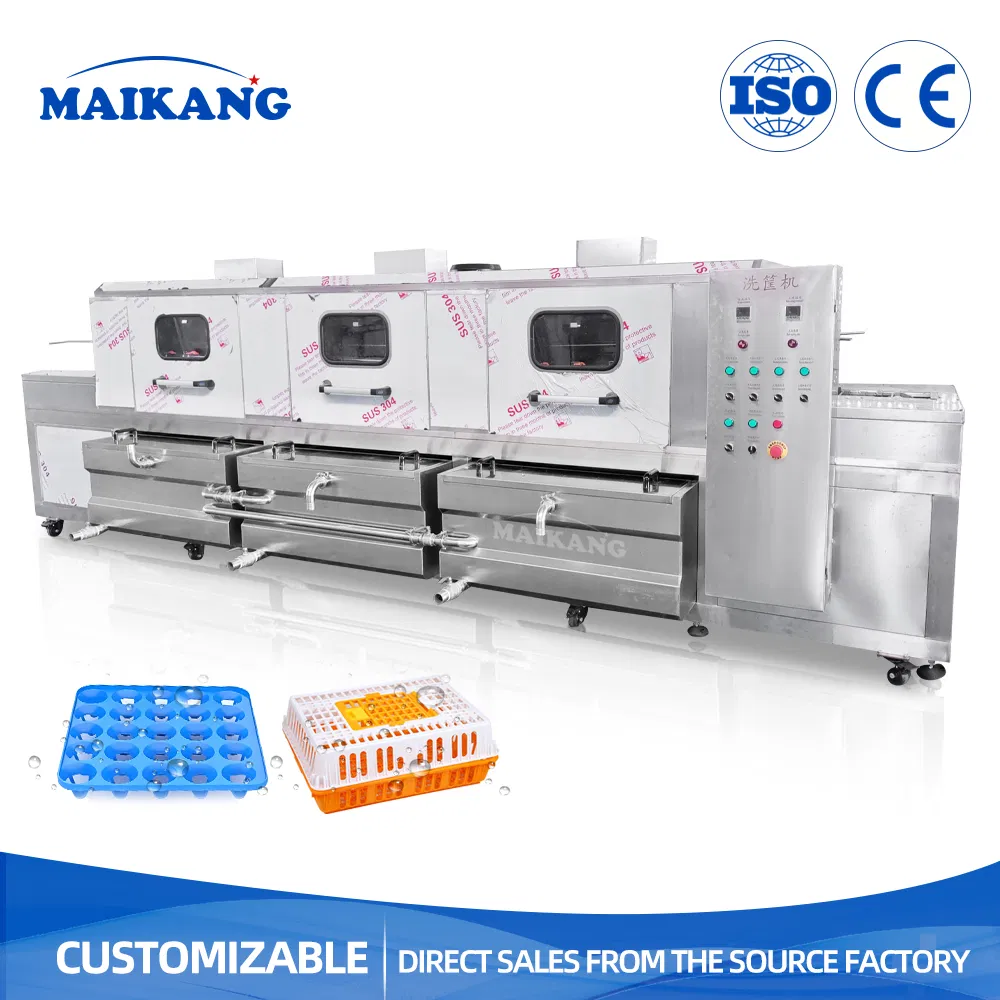 Industrial Crate Washing Machine for Plastic Crates and Trays