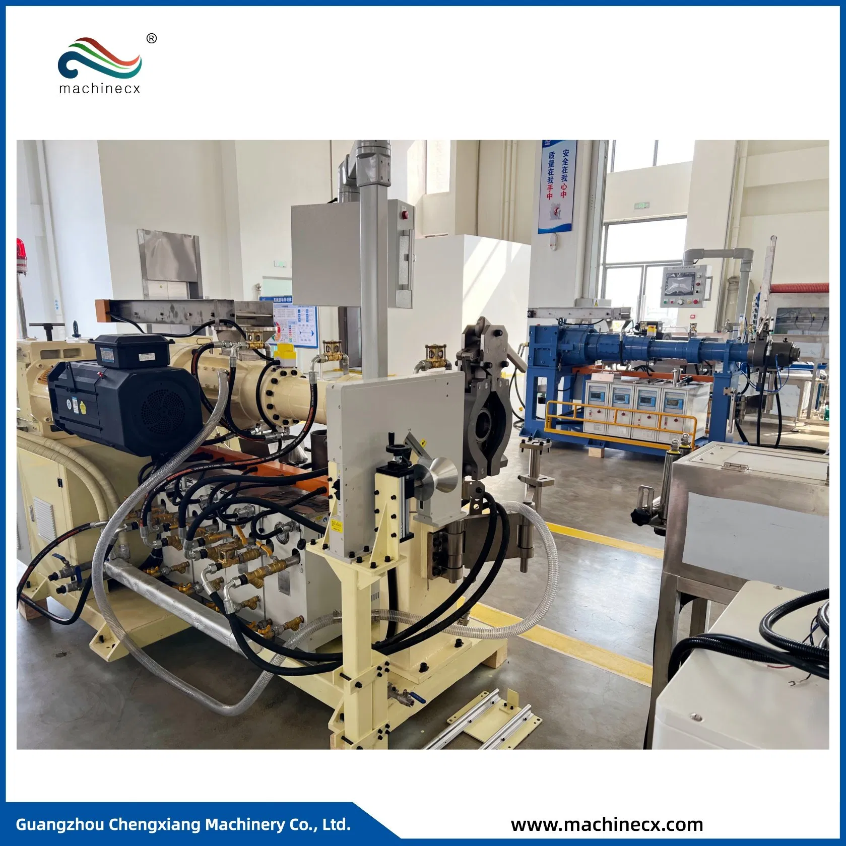 Automobile Heating System Hose Machine / Rubber Knitting Hose Production Line