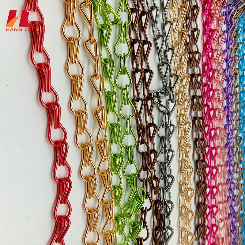 Customized Metal Hanging Hook and Chain Link Mesh for Outdoor Home Decoration