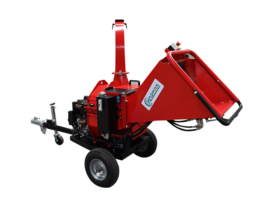 Kndmax Sistema de alimentación hidráulica de servicio pesado de 15HP HGC155 Astilladora de madera hidráulica